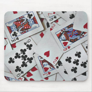 Mousepad Jogando Cartões Jogos de Pôquer Rainha King