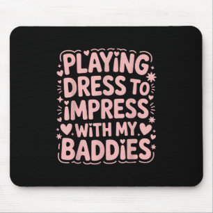 Mousepad Jogando Vestido Para Imprimir Com Meus Morcegos Me