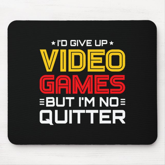 Mousepad Jogando Video Games - Meme de Jogador de Vídeo Gam (Frente)