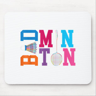 Mousepad Jogar Badminton para Sempre Jogo Esportes Badminto