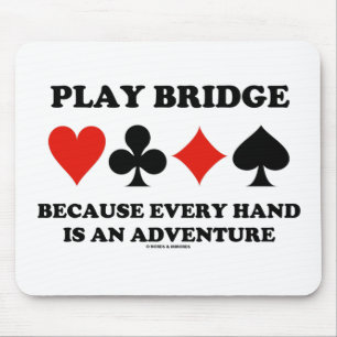 Mousepad Jogar Ponte Porque Cada Mão É Uma Aventura