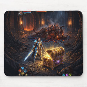 Mousepad JOGATINA: Cofre do Combate Contra o Chefe