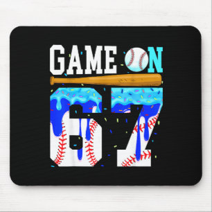Mousepad Jogo Ativado 67 Beisebol Drip Seis Sete Meme 6 7 A