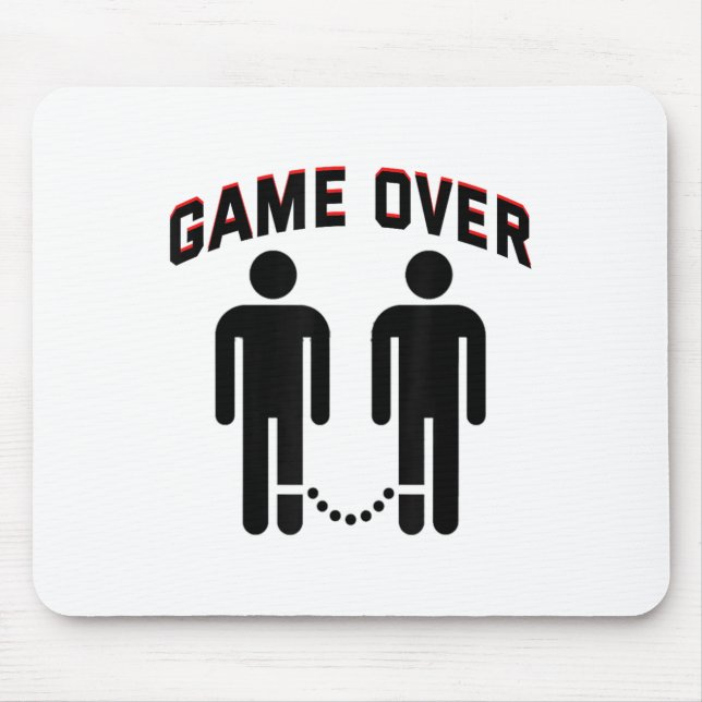 Mousepad Jogo casamento Sobre Proposta De Casamento Bri Noi (Frente)