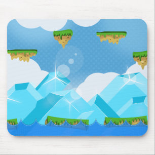 Mousepad Jogo da plataforma retrô