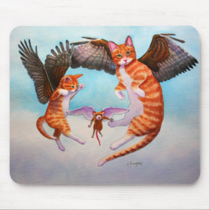 Mousepad Jogo de Anjo e Rato