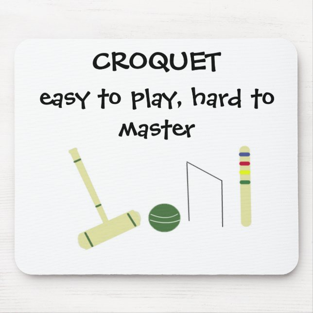 Mousepad Jogo de Croqué (Frente)