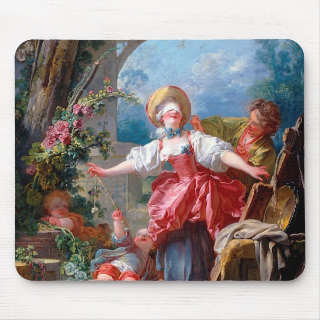Mousepad Jogo de etiqueta, Fragonard (Frente)