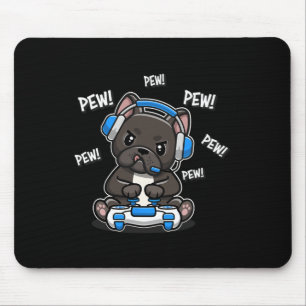 Mousepad Jogo de Jogador de Buldogue Francês