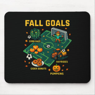 Mousepad Jogo de Pixel de Outono de Futebol de Crianças Div