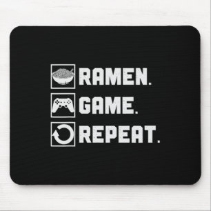 Mousepad Jogo de Ramen Repetir Vídeo Games Console de Macar
