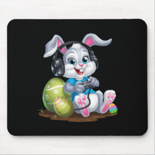 Mousepad Jogo de Vídeo Coelhinho de Ovo Páscoa Jovens Joven
