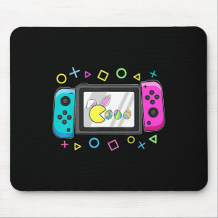 Mousepad Jogo de vídeo da Páscoa das crianças comendo ovos