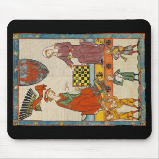 Mousepad Jogo de Xadrez Codex Manesse Século XIV