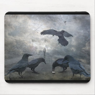 Mousepad Jogo dos corvos com tempo perdido