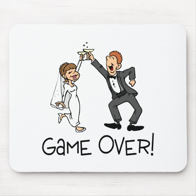 Mousepad Jogo dos noivos sobre (Frente)