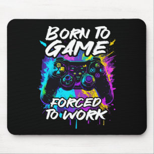 Mousepad Jogo Forçado a Trabalhar - Jogos Coloridos De Graf