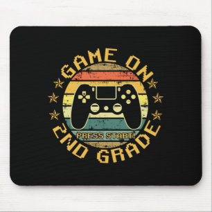 Mousepad Jogo Na Imprensa Iniciar segundo De Volta À Escol