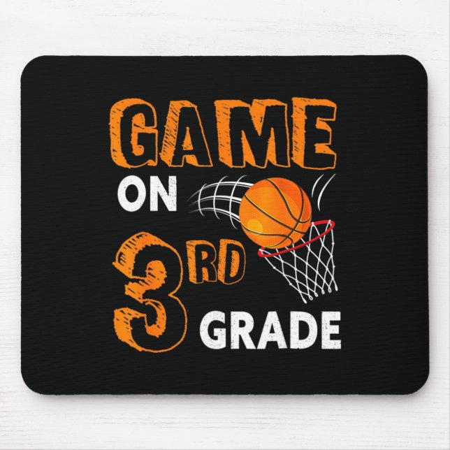 Mousepad Jogo No 3º Ano De Basquete De Volta Ao Gi De Diver (Frente)