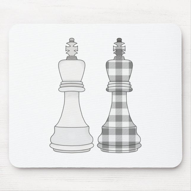 Mousepad Jogo no Chess (Frente)