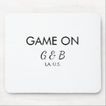 Mousepad Jogo para adicionar nome do casal localidade da fe<br><div class="desc">design</div>