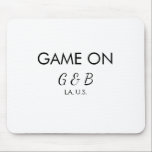 Mousepad Jogo para adicionar nome do casal localidade da fe<br><div class="desc">design</div>