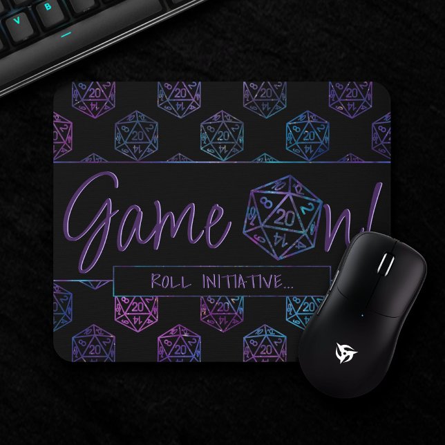 Mousepad Jogo RPG ativado | Nebula Fantasy Tabletop Gamer D (Criador carregado)