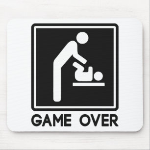 Mousepad Jogo sobre o bebê novo para o pai do pai