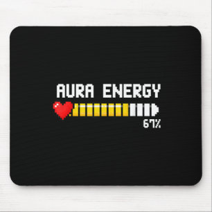 Mousepad Jogos 67 Aura Energia 67 Porcento Meme Gamer Retro