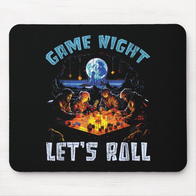 Mousepad Jogos De Rpg De Interpretação De Papel D20 Mesa De (Frente)