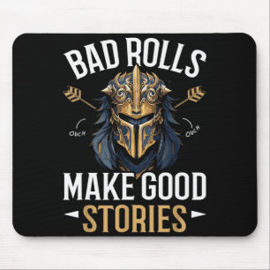 Mousepad Jogos De Rpg Jogando Papel D20 Jogos De Mesa Engra