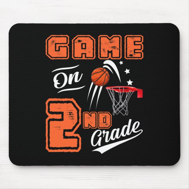 Mousepad Jogos Divertidos No Segundo Ano De Basquete No Pri (Frente)