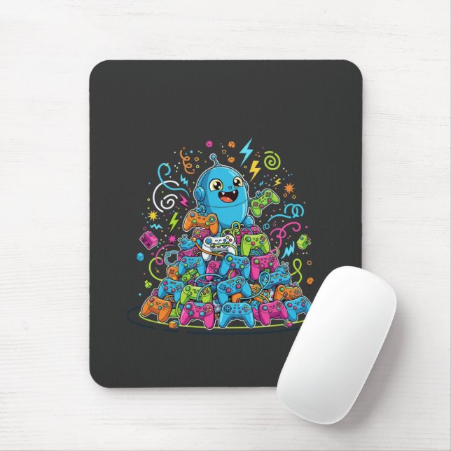 Mousepad Jogos Divertidos Nunca Acabam  (Com mouse)