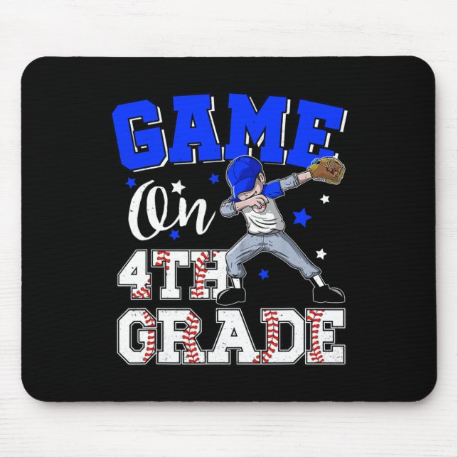 Mousepad Jogos no 4º ano, Batidas no 1º dia da escola (Frente)