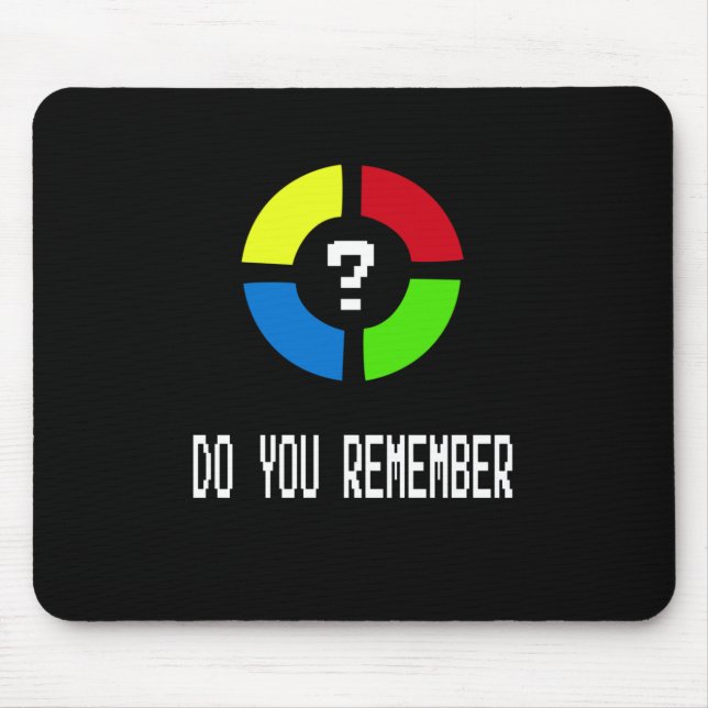 Mousepad Jogos - Nunca Esqueça O Gadget De Jogadores De ano (Frente)