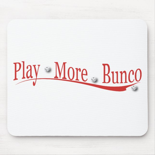 Mousepad Jogue mais Bunco (Frente)