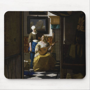 Mousepad Johannes Vermeer - A Carta do Amor