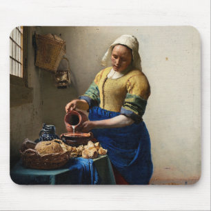 Mousepad Johannes Vermeer - A Milkmaid