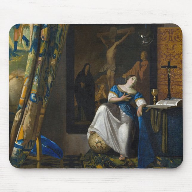 Mousepad Johannes Vermeer - Alegoria de fé (Frente)