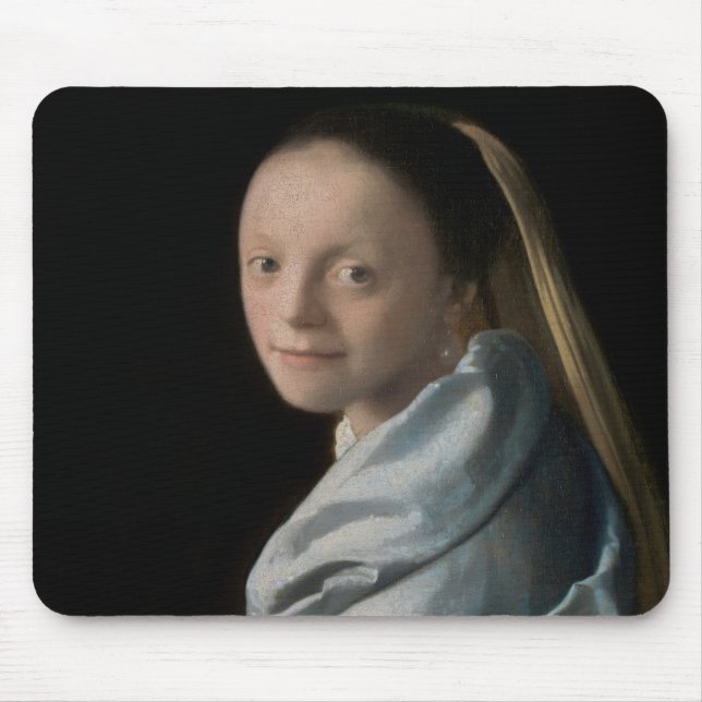 Mousepad Johannes Vermeer - Estudo de uma Jovem Mulher (Frente)