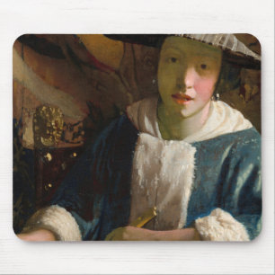 Mousepad Johannes Vermeer - Garota com flauta