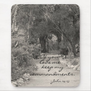 Mousepad John 14:15 foto do caminho