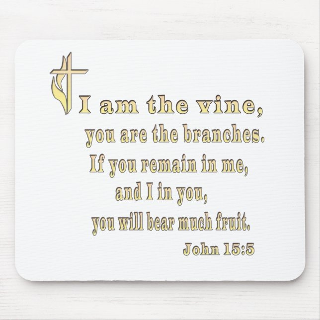 Mousepad John 15:5 (Frente)