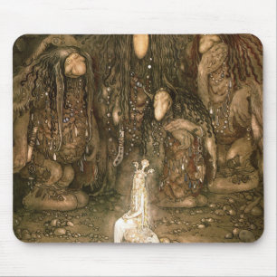 Mousepad John Bauer - Olhe O Troll Que A Mãe Disse Olhar