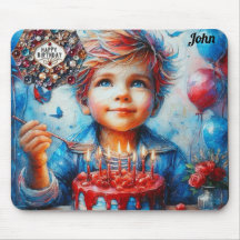 JOHN ~ Comendo Cartões de aniversários ~ ~ ~