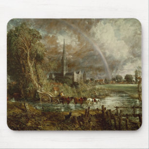 Mousepad John Constable Catedral de Salisbury a partir do