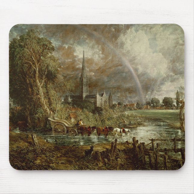 Mousepad John Constable | Catedral de Salisbury a partir do (Frente)