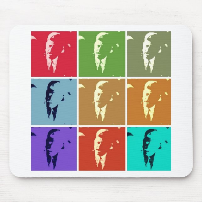Mousepad John F Kennedy/JFK Pop Art (Frente)