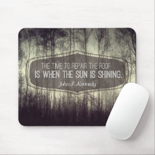 Mousepad John Fitzgerald Kennedy Reparo Inspiracional de Co