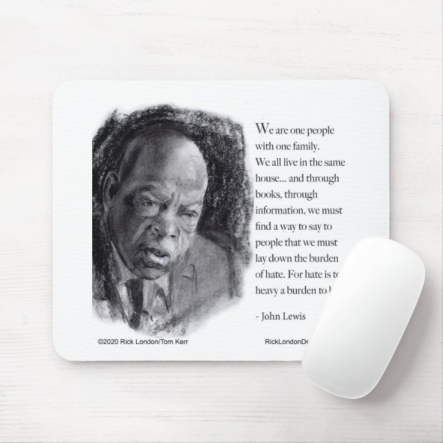 Mousepad John Lewis & Cote Belo Retrato (Com mouse)